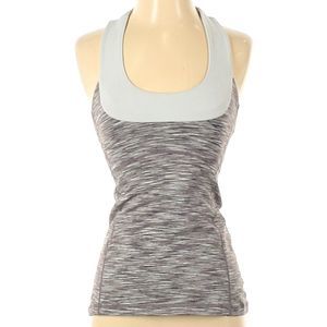 Lululemon Energy Tank Scoop Neck Color Block Mesh Razorback Stripe Top